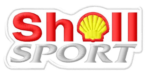Shell sport iron - sport, aufnäher