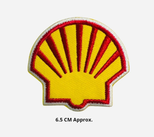 Shell oil sponcer logo patch - shell,