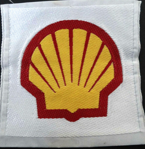 Werbe aufnäher shell - werbe-aufnäher, muschel